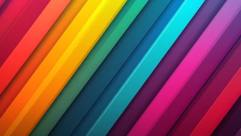 Parallel diagonal color bands form layered geometric gradient field