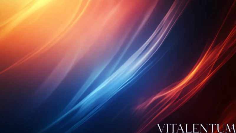 Dynamic light streams converge in chromatic gradient motion