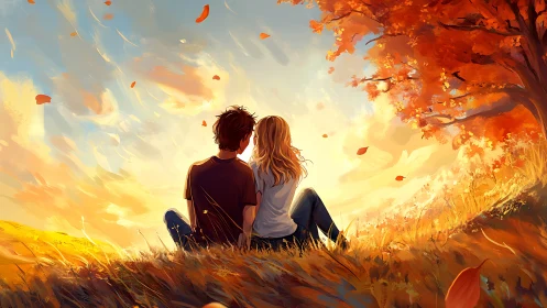 Autumn Solitude: Digital Narrative of Intimate Contemplation