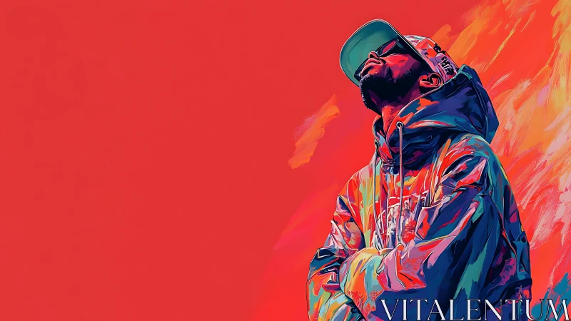 Chromatic dreamer leans into neon skies of electric hope