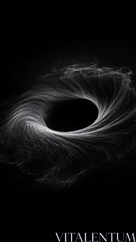 Starlit data currents swirl into a quiet digital void