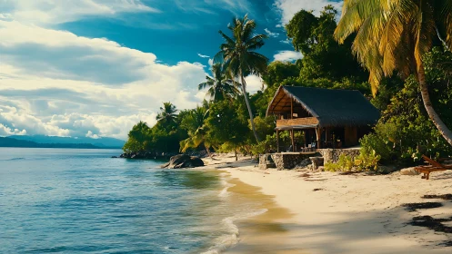 Tropical Coastal Bungalow: Architectural Integration in Littoral Vegetation.