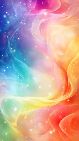 Chromatic nebula veil renders luminous spectral energy field