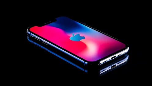 Vibrant iPhones Dance Through Neon Dreams