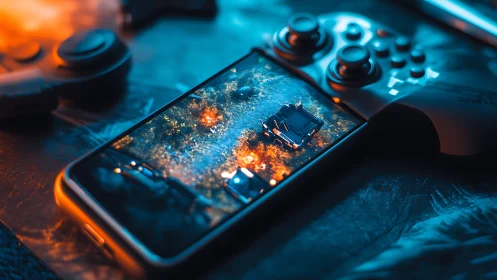Mobile Gaming Adventure Glows with Digital Magic.