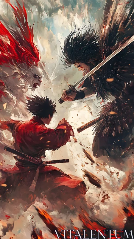 Swords howl as stormbound warriors carve fire from sky