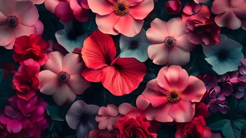 Radiant Blooms Create a Breathtaking Floral Symphony