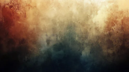 Diffuse atmospheric gradient with textured painterly noise field