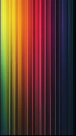Vertical neon spectrum lines create a vibrant modern gradient
