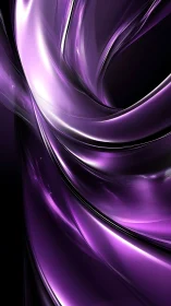 Velvet ion streams swirl in luminous violet glasslight.