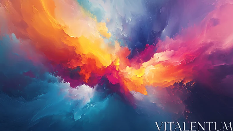 Color storms collide, painting a skyscape of electric dawn