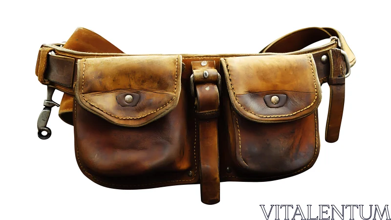 Vintage Leather Tool Belt: Rugged Beauty Meets Timeless Craftsmanship.