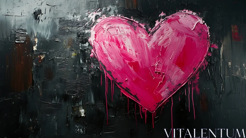 Crimson Heart Bleeds Against the Stormy Night