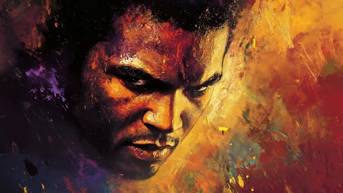 A Fiery Soul: Emotional Intensity Captured in Warm Colors