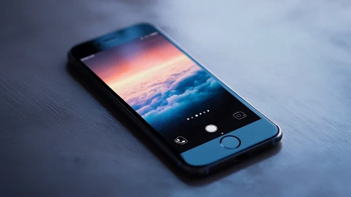 Pocket Sunset: Mobile Poetry in Blue.