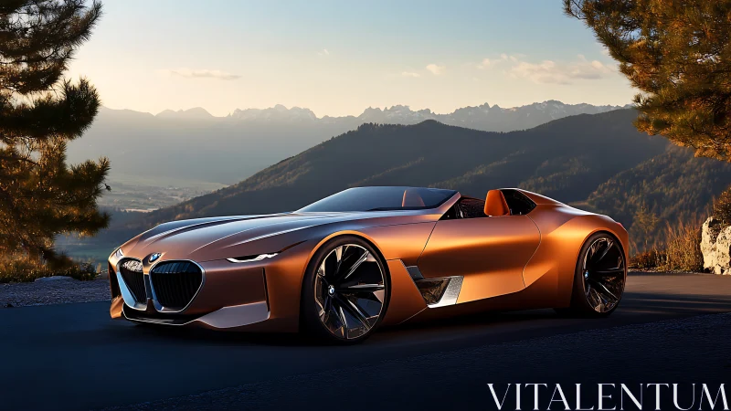 Low-slung metallic roadster concept emphasizes aerodynamic surfacing