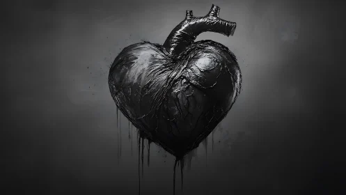 Mechanical Heart Bleeds Midnight Ink.