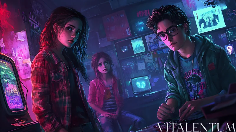 Neon-lit teen sleuths decode a haunted signal in secrecy