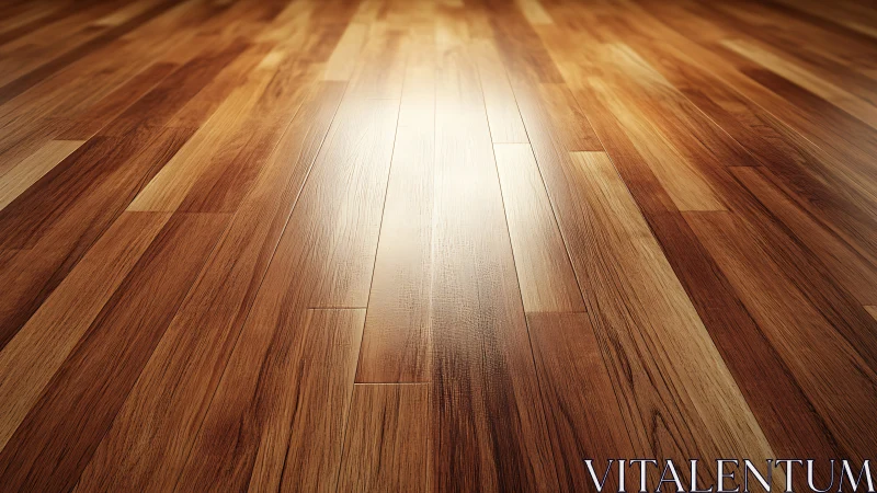 Warm sunlit wooden floor inviting comfort and quiet calm.