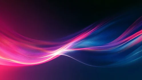 Gradient lightwave ribbons form dynamic flowing spectral curves
