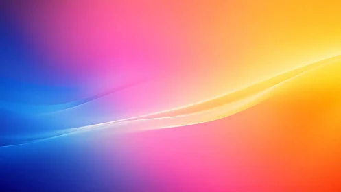 Sunrise spectrum ribbon gliding through electric color fields.