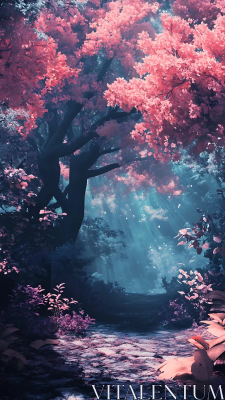 Enchanted Cherry Forest Sanctuary.