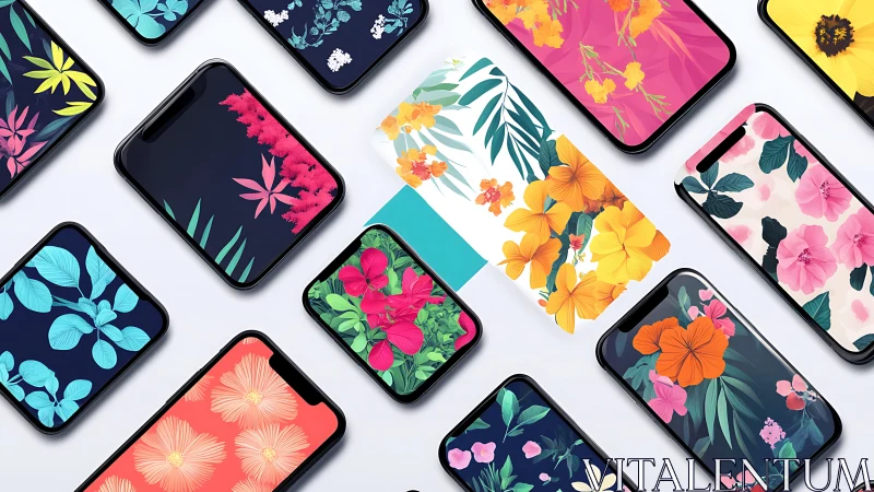 Vibrant Floral Phone Case Collection Displays Bold Botanical Patterns