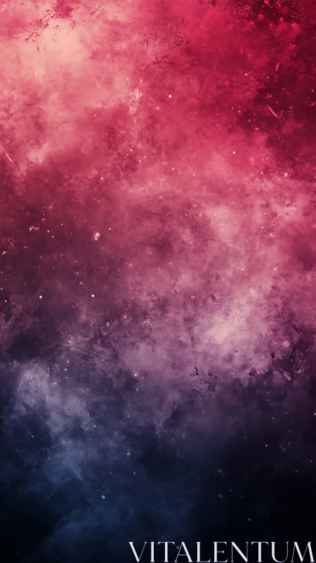 Vertical gradient nebula texture shows dispersed star-like points