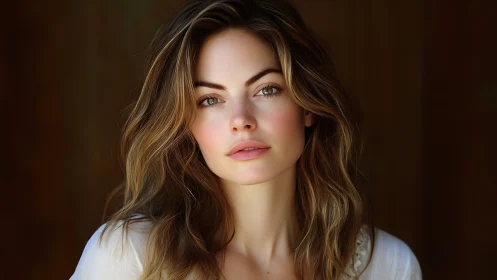 Soft natural portrait celebrates quiet confidence and grace