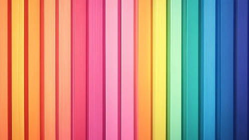 Vertical rainbow panels forming orderly striped background.