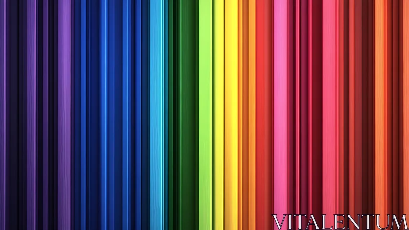 Vertical chromatic bands form a high-contrast RGB spectrum field