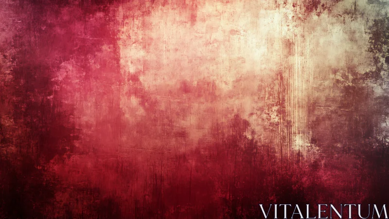Crimson textured gradient backdrop with distressed patina finish.