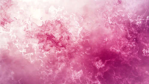 Abstract pink smoke swirling in soft ethereal digital art style.