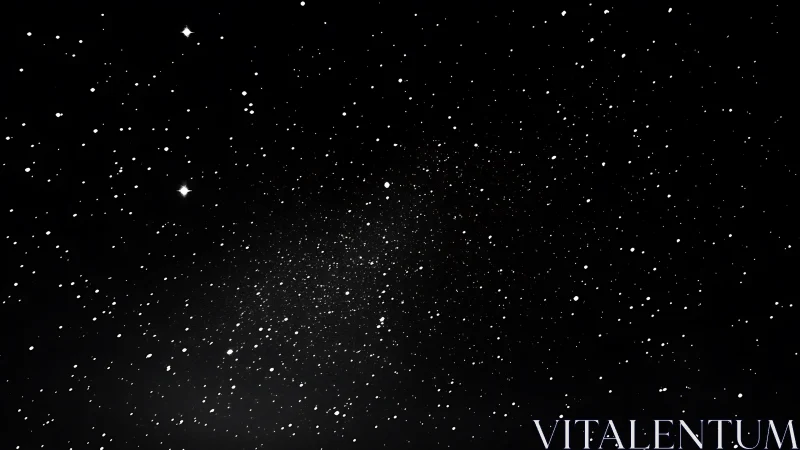 Dense star field shows bright points scattered across space