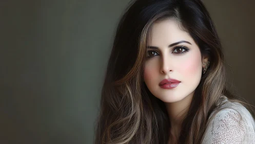 Softly lit portrait celebrates calm confidence and grace