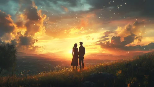 Two Hearts Watching the World Glow.