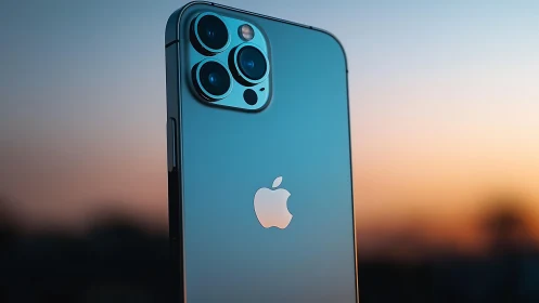 Pacific Blue iPhone Pro: Architectural Camera Design Study.