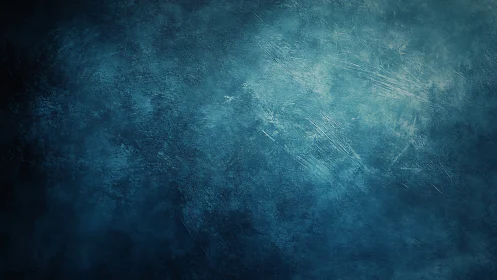Textured blue abstract background with directional surface scratches