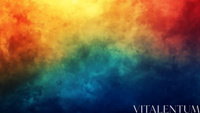 Gradient cloud texture with diffuse warm to cool spectrum.