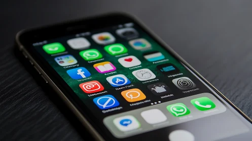 iPhone Home Screen App Ecosystem Architectural Layout.