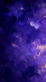 Ultraviolet impasto texture with layered violet pigment planes