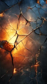 Shattered frost windows cradle a secret volcanic sunrise