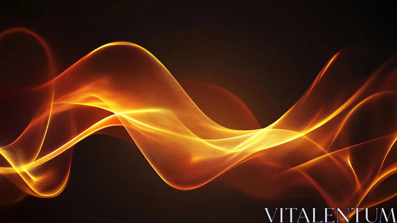 Golden wave dynamics: layered luminous particles in motion.