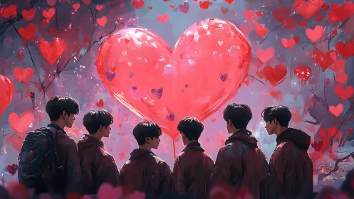 Six Souls Drawn Together Where Luminous Hearts Pulse With Promise