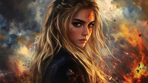 Battle-scarred heroine emerges from explosive chromatic storm