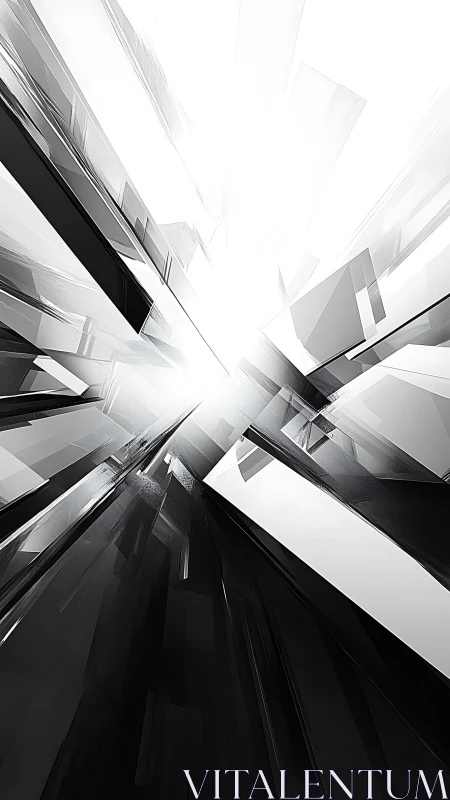 Lightburst towers of glass and shadow stretch skyward.