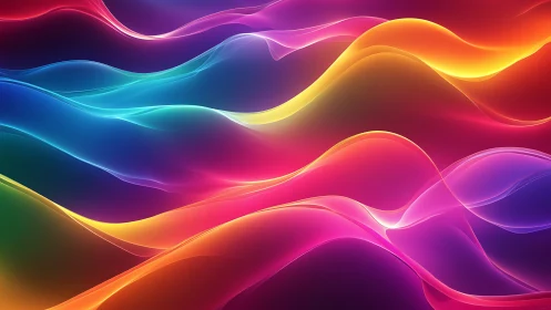 Multicolored luminous wavefronts in layered fluid light bands