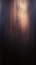 Soft amber light tracing quiet grooves in dark wood.