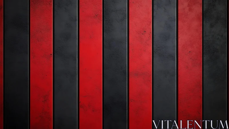 Bold Red and Black Vertical Stripes Texture, Modern Minimalist Style.