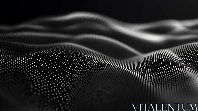 Midnight data dunes ripple in monochrome pixel starlight.